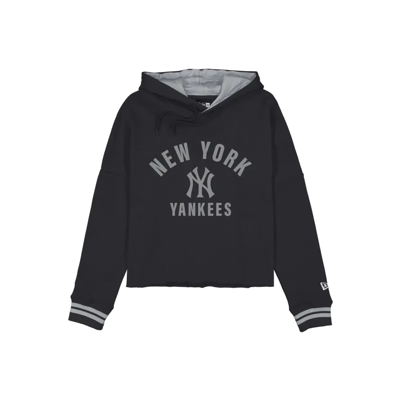 New York Yankees Women's Collegiate Cropped Hoodie made by New Era