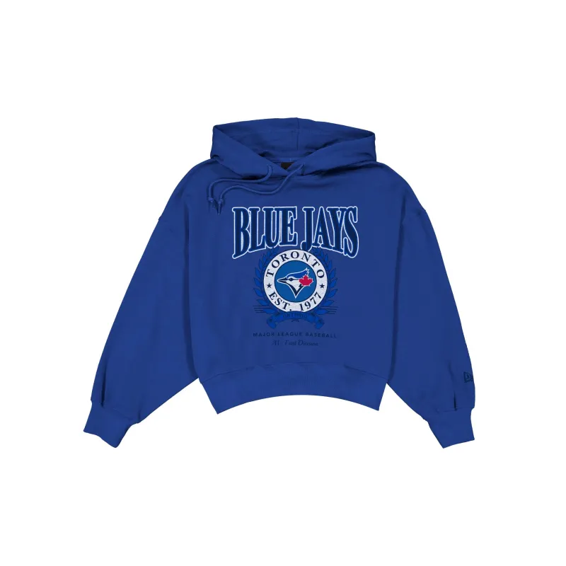 Toronto Blue Jays Women's Boxy Laurel Hoodie made by New Era