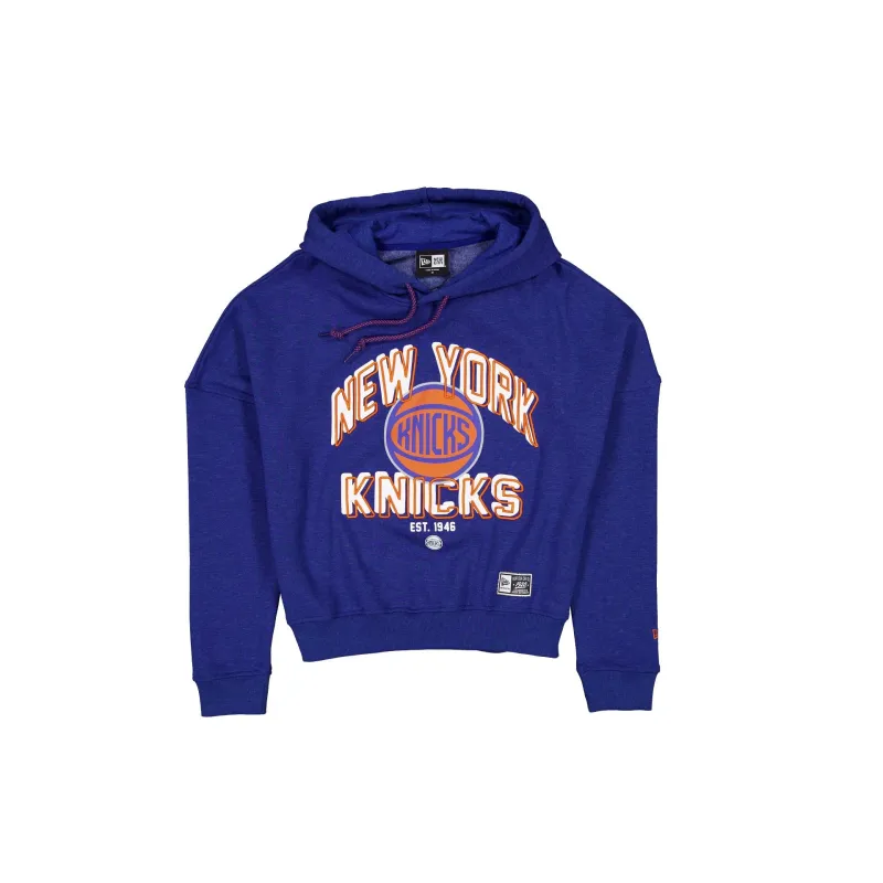New York Knicks Women's Throwback Hoodie made by New Era