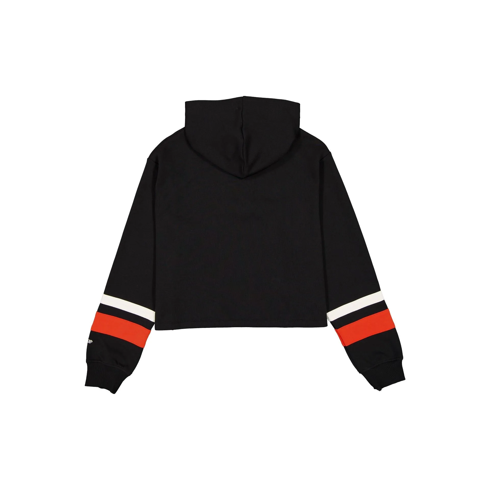 Anaheim Ducks Women's Throwback Cropped Tie Hoodie sold by New Era product image thumbnail 2