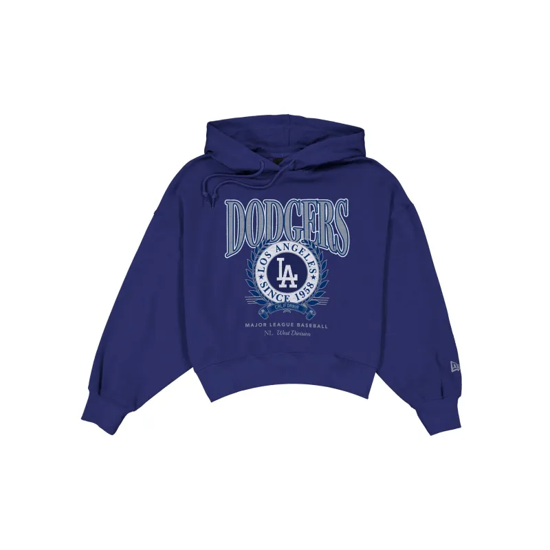 Los Angeles Dodgers Women's Boxy Laurel Hoodie made by New Era