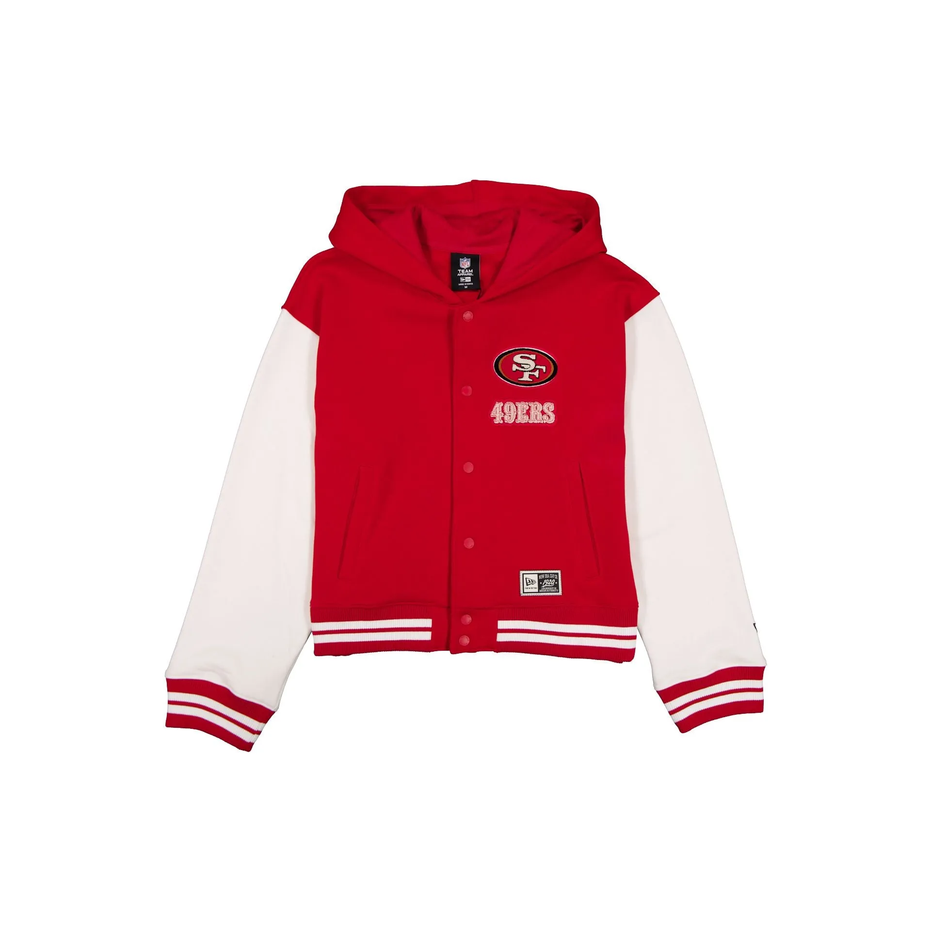 San Francisco 49ers Women's Throwback Fleece Jacket sold by New Era