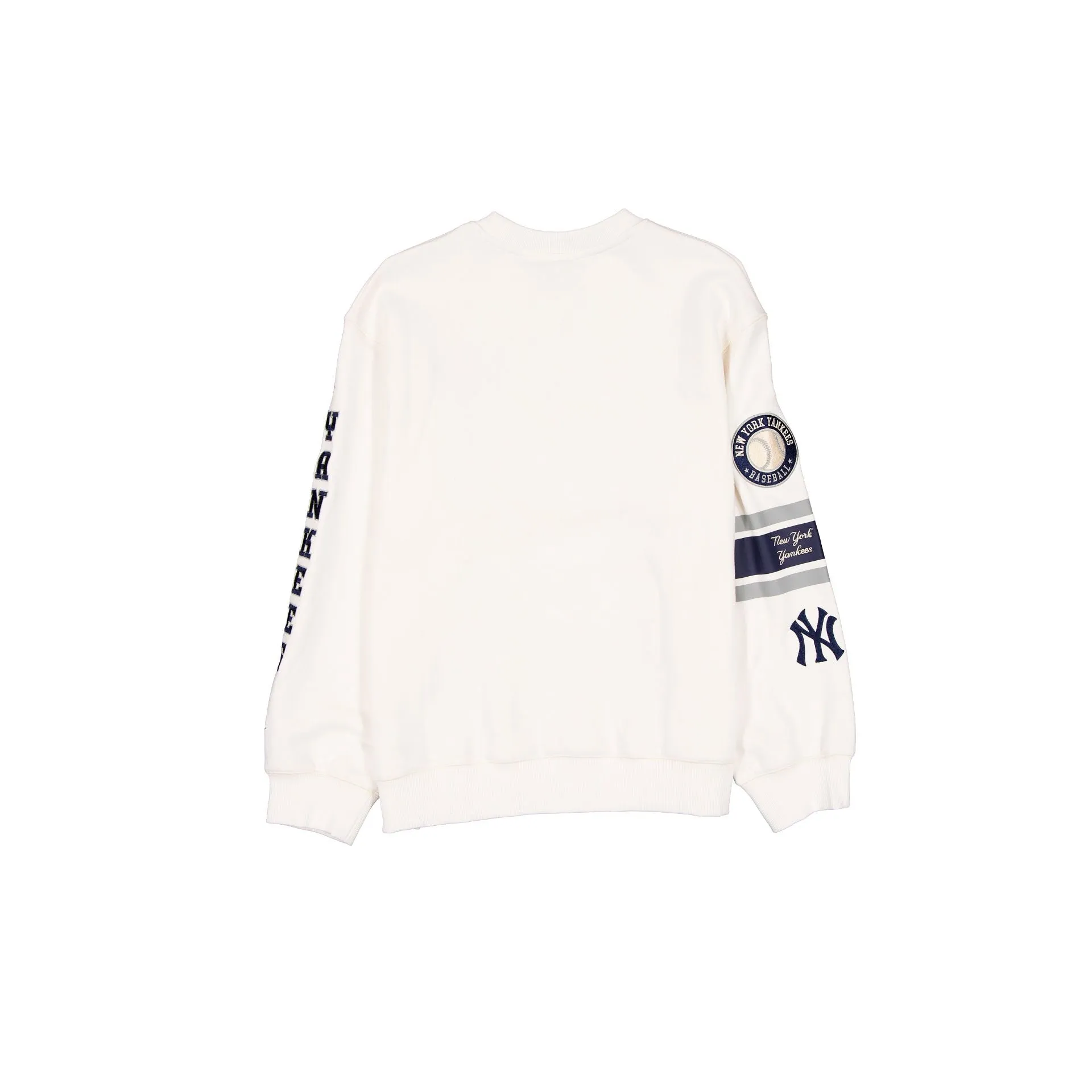 New York Yankees Women's Chrome White Varsity Crewneck sold by New Era product image thumbnail 2