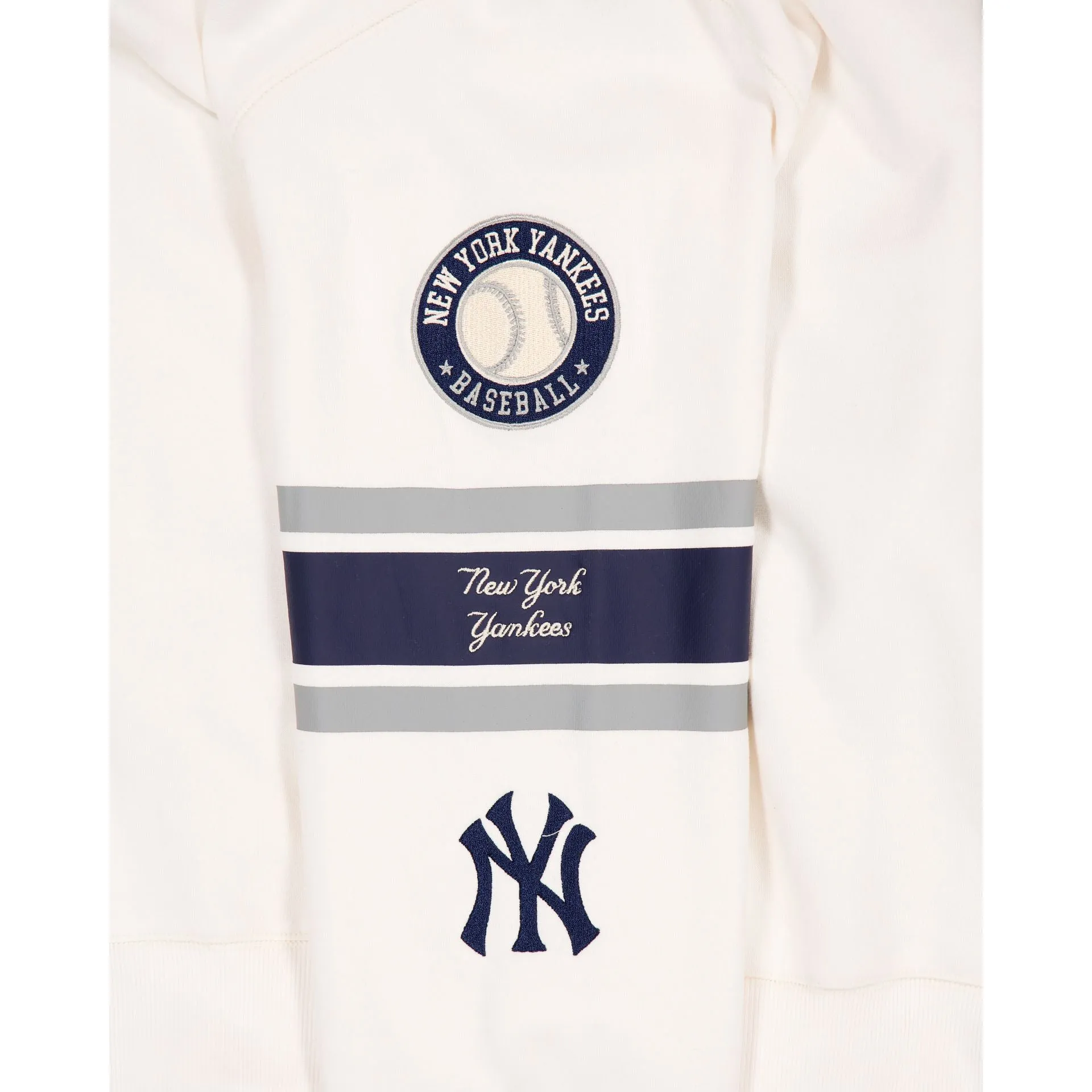 New York Yankees Women's Chrome White Varsity Crewneck sold by New Era product image thumbnail 4