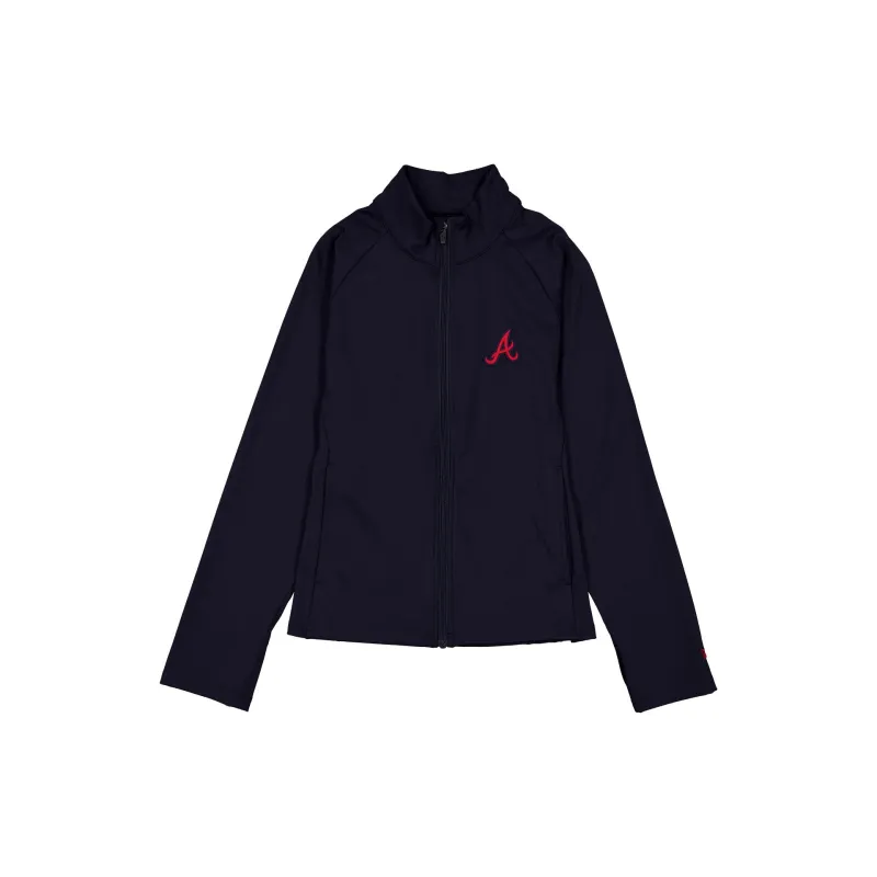 Atlanta Braves Women's Full-Zip Athletic Jacket made by New Era
