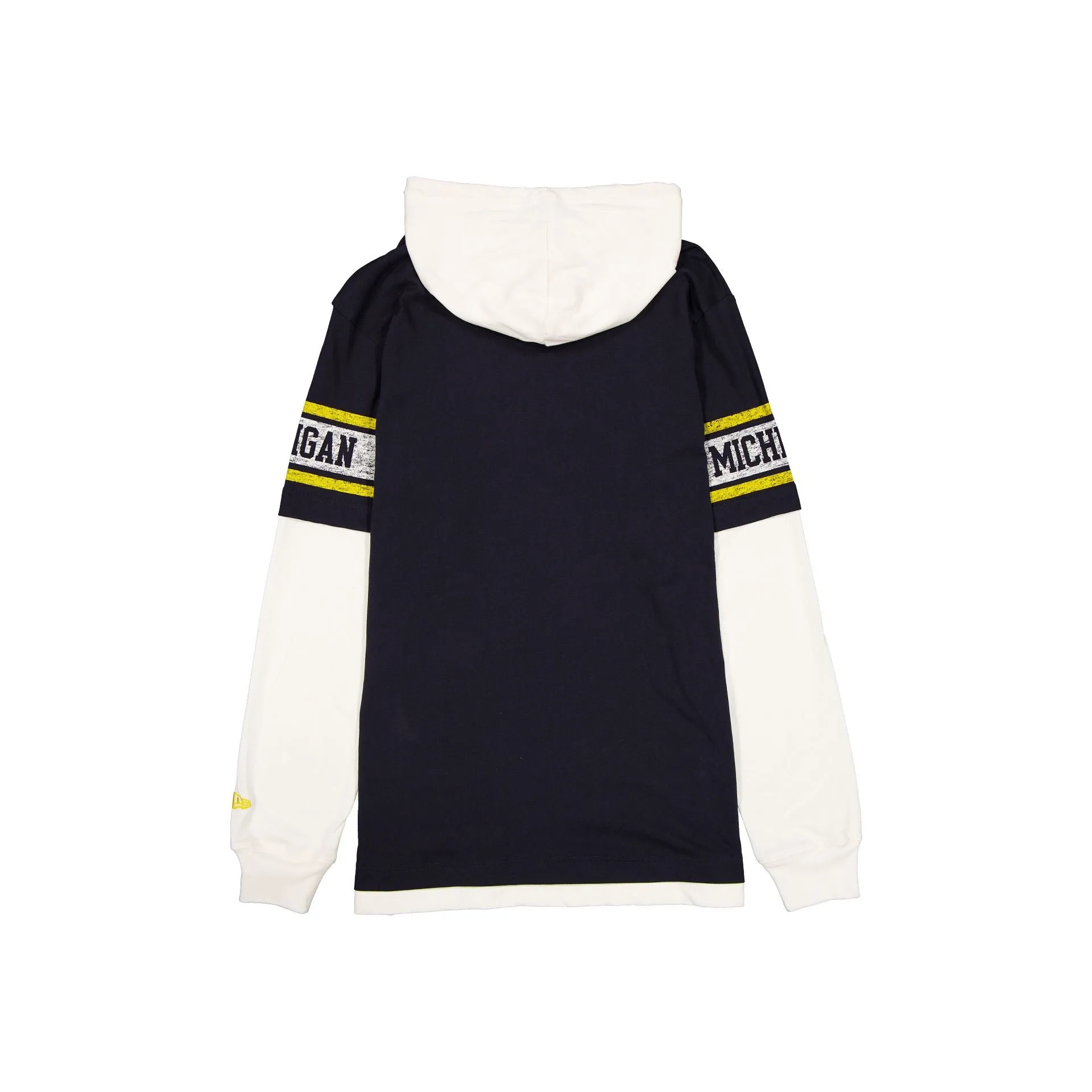 Michigan Wolverines Throwback Chrome Twofer Hoodie sold by New Era product image thumbnail 2