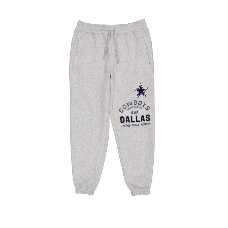 Dallas Cowboys Heather Gray Varsity Sweatpants made by New Era