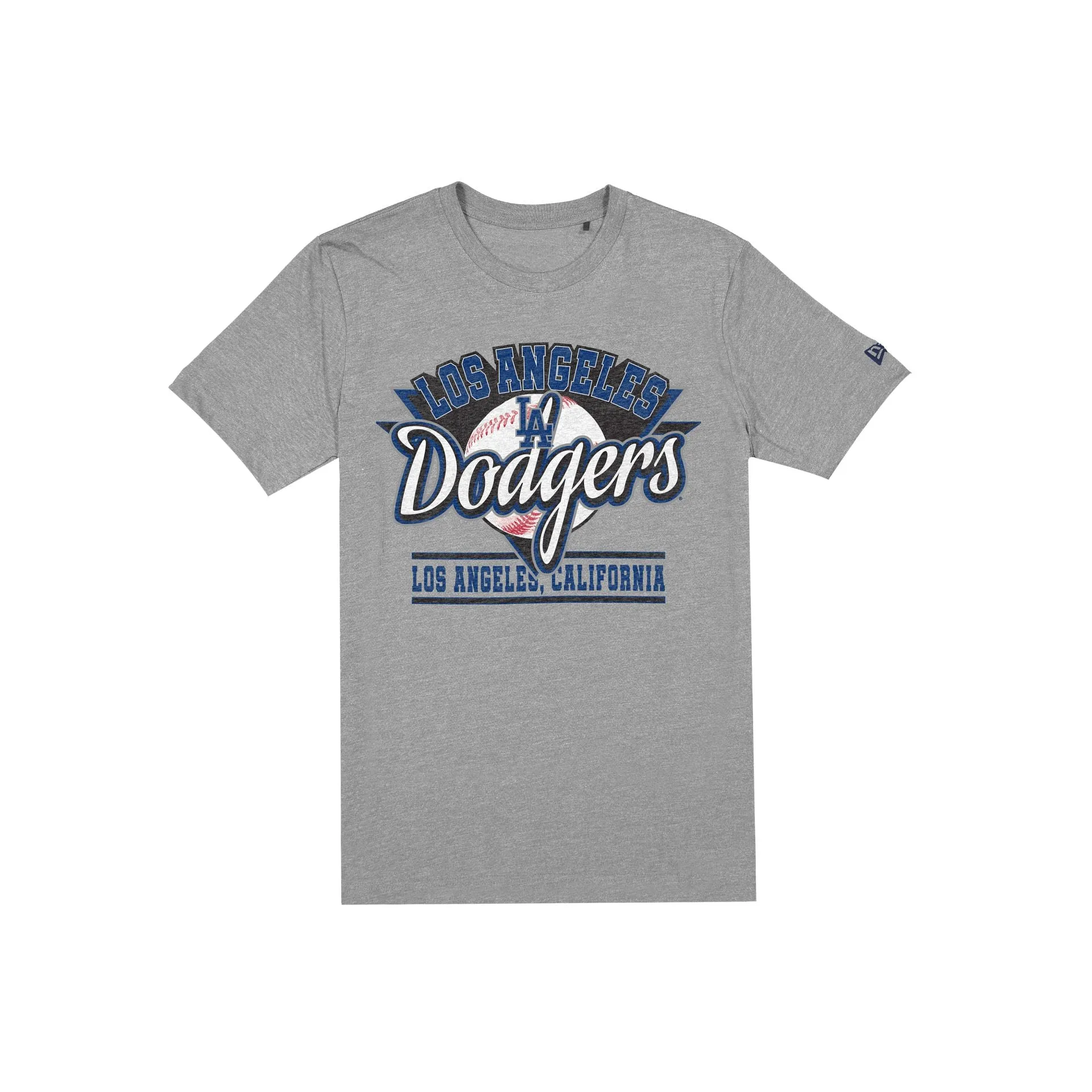 Los Angeles Dodgers Bold Heather Gray T-Shirt sold by New Era