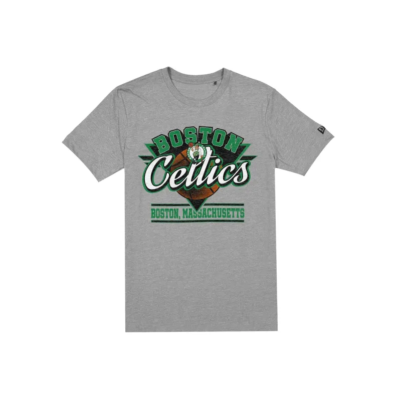 Boston Celtics Bold Heather Gray T-Shirt made by New Era