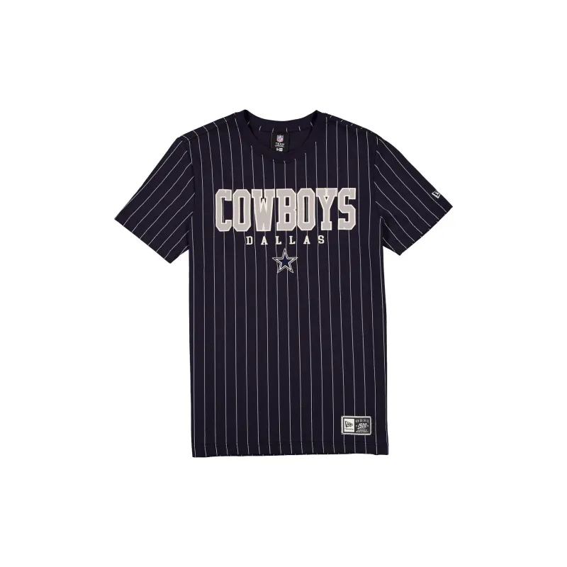 Dallas Cowboys Throwback Pinstripe Varsity T-Shirt made by New Era