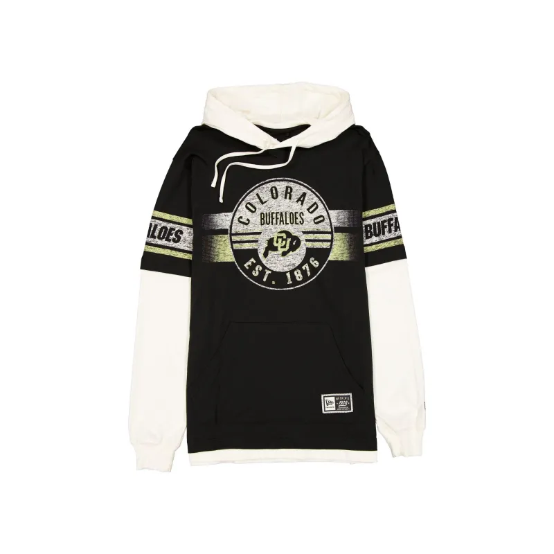 Colorado Buffaloes Throwback Chrome Twofer Hoodie made by New Era