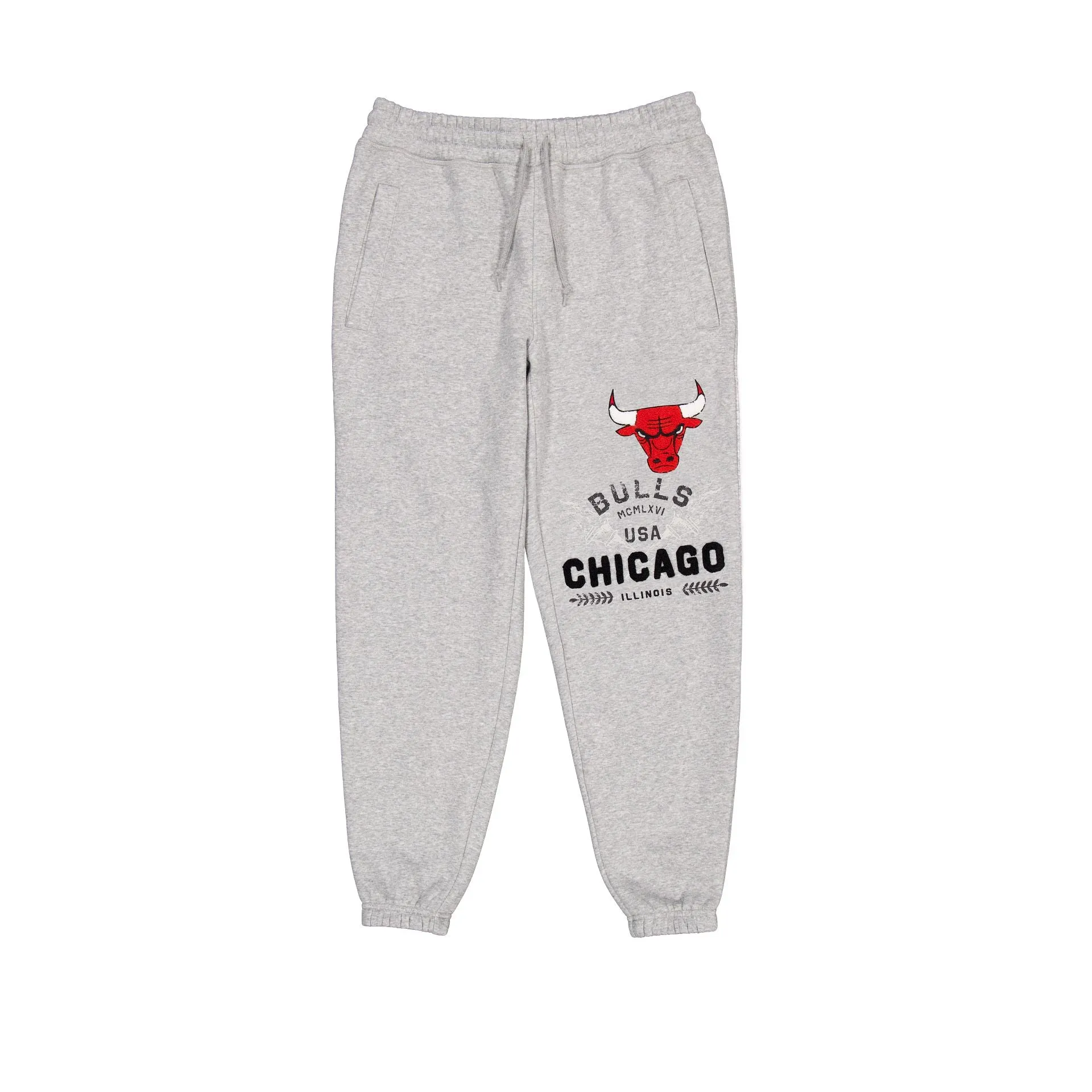 Chicago Bulls Heather Gray Varsity Sweatpants sold by New Era
