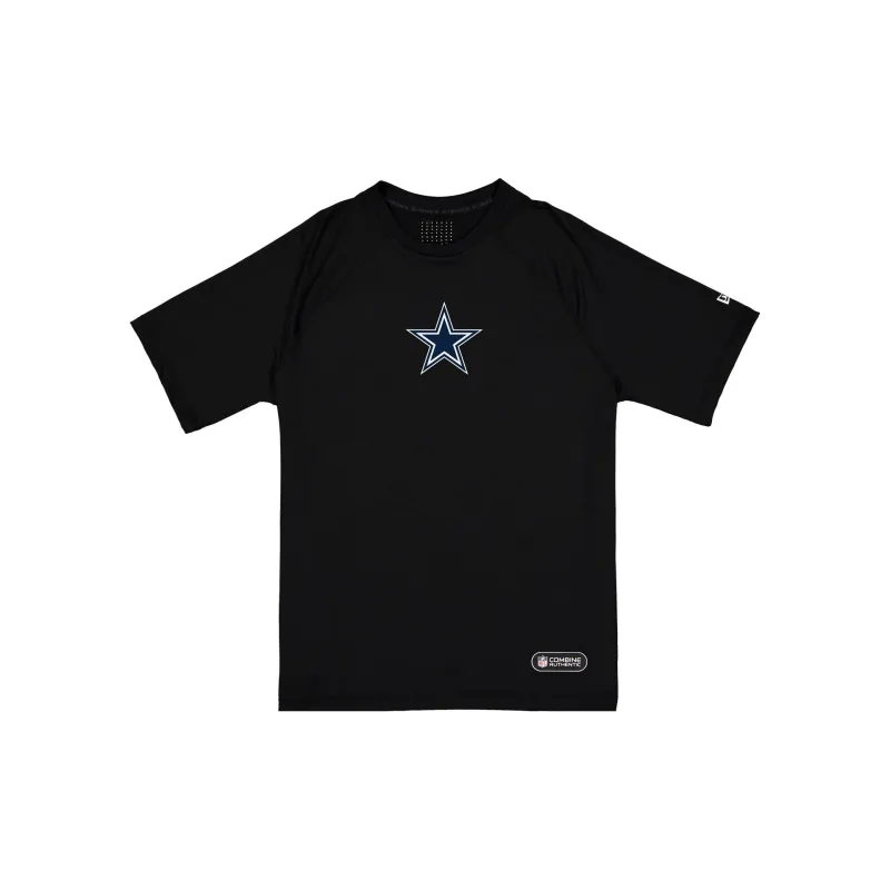 Dallas Cowboys Bold Logo Combine Black T-Shirt made by New Era