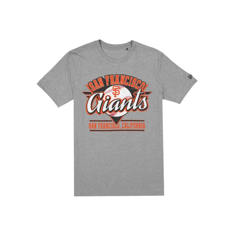San Francisco Giants Bold Heather Gray T-Shirt made by New Era