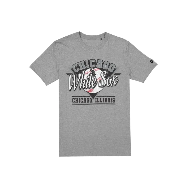 Chicago White Sox Bold Heather Gray T-Shirt made by New Era
