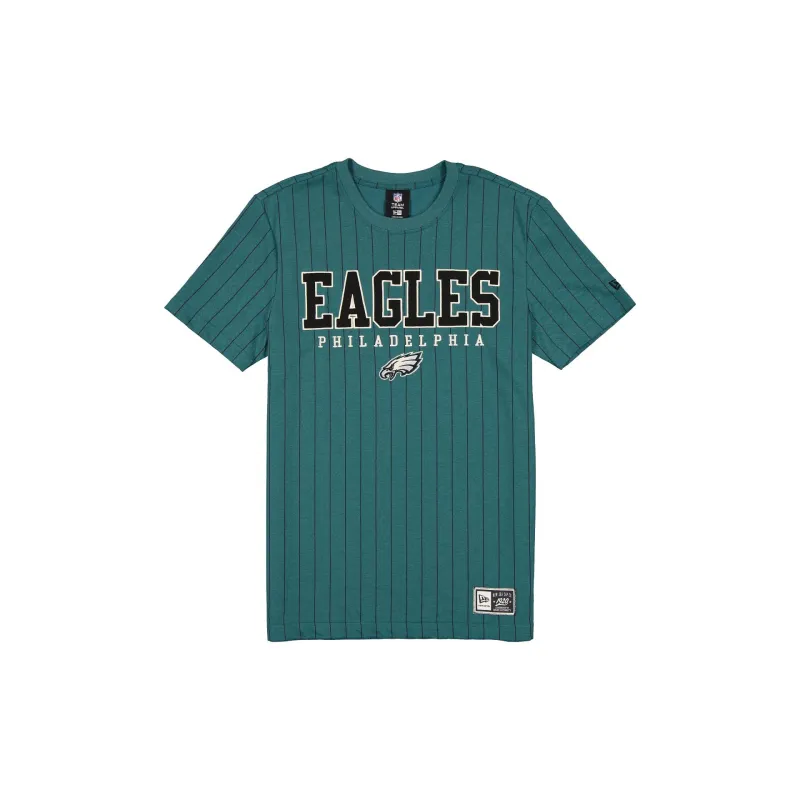 Philadelphia Eagles Throwback Pinstripe Varsity T-Shirt made by New Era