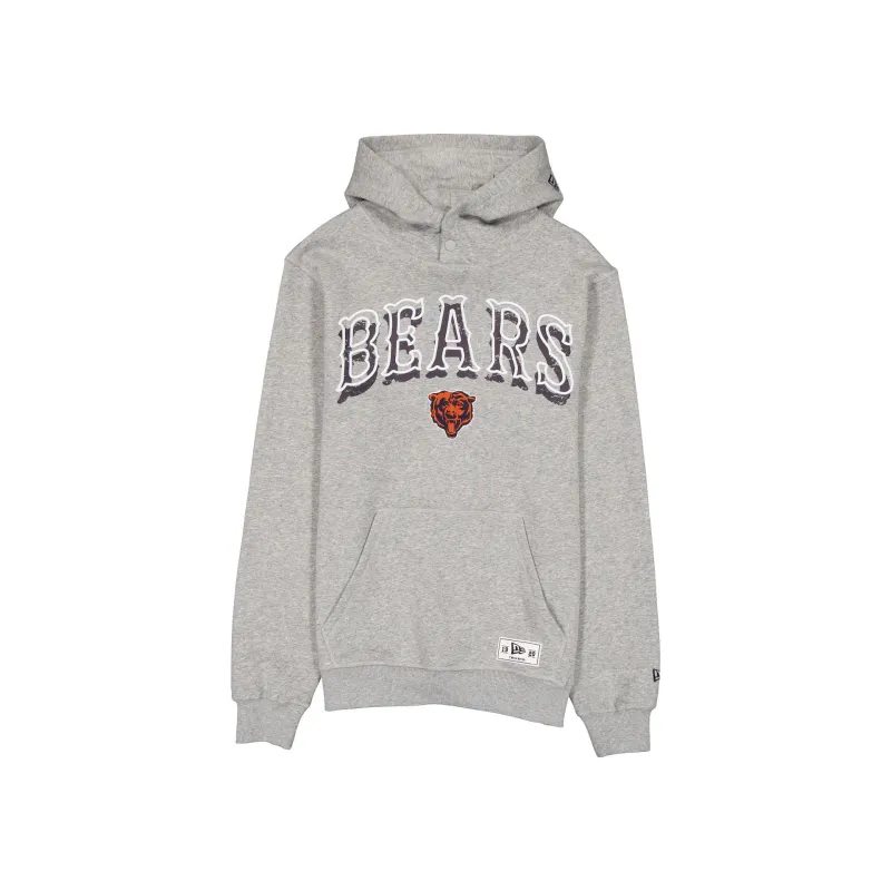 Chicago Bears Heather Gray Varsity Hoodie made by New Era