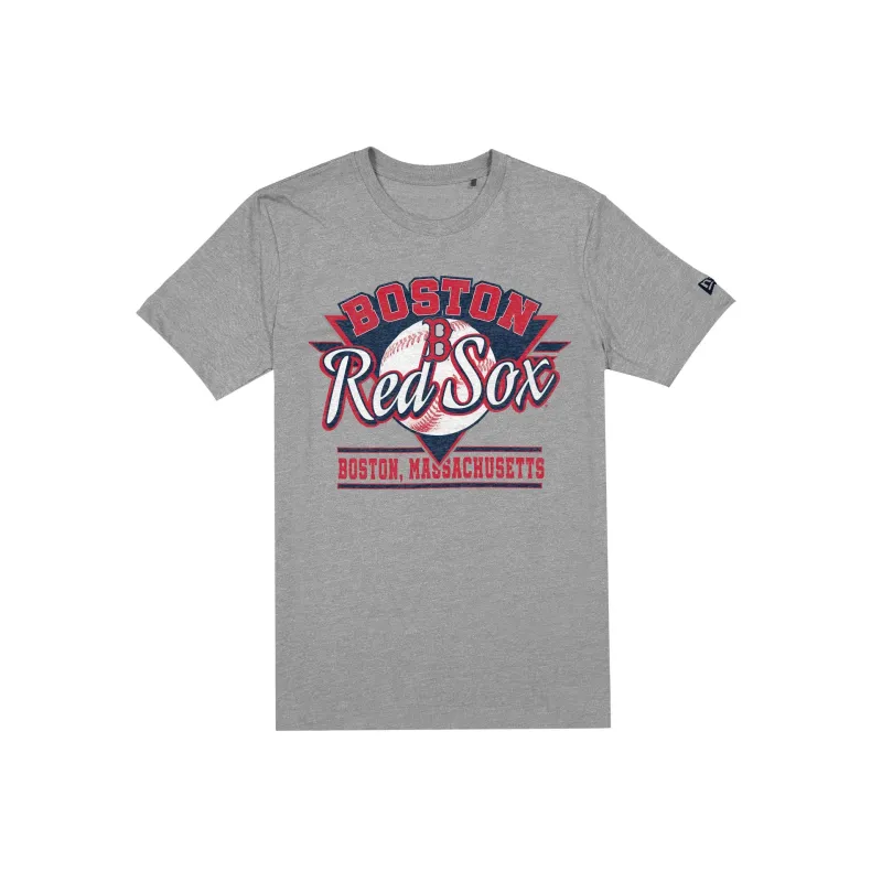 Boston Red Sox Bold Heather Gray T-Shirt made by New Era