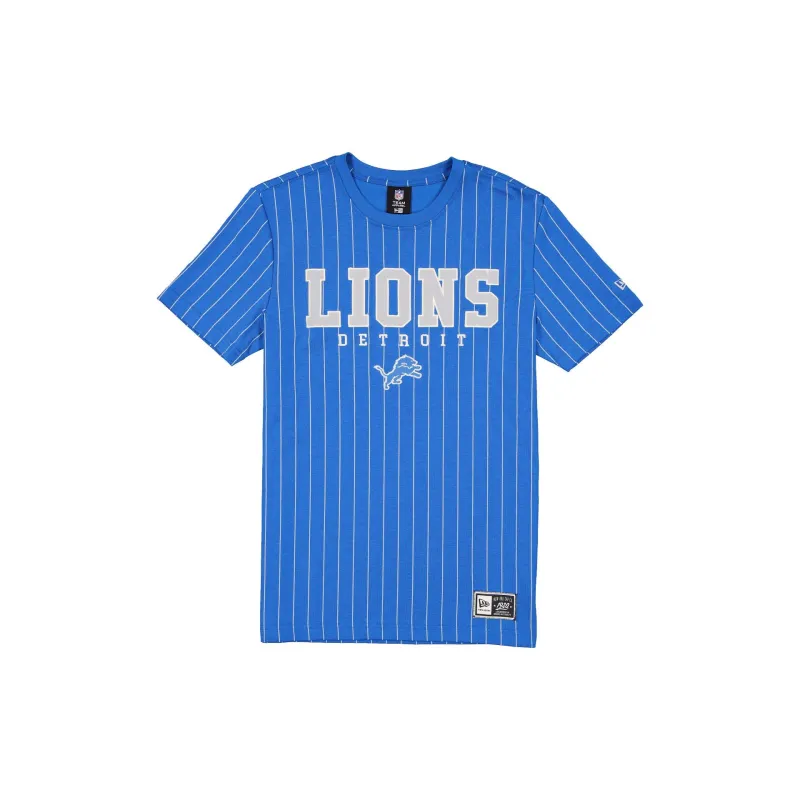 Detroit Lions Throwback Pinstripe Varsity T-Shirt made by New Era