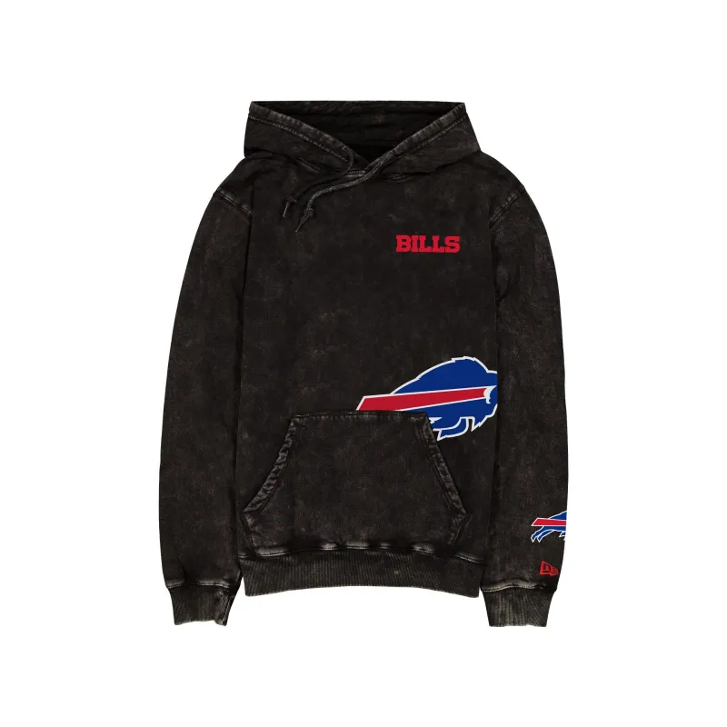 Buffalo Bills Logo Washed Black Hoodie made by New Era