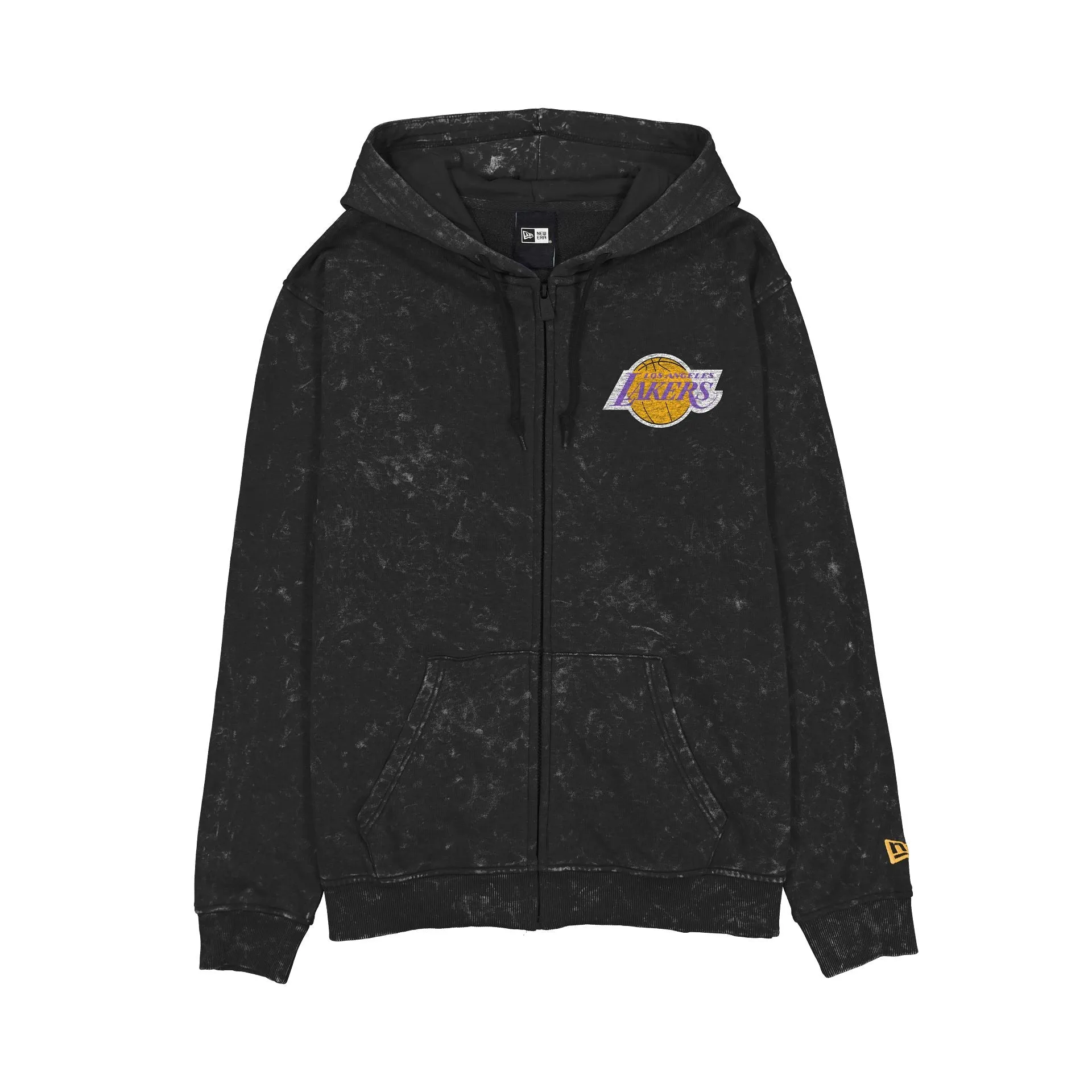 Los Angeles Lakers Washed Graphic Full-Zip Hoodie sold by New Era