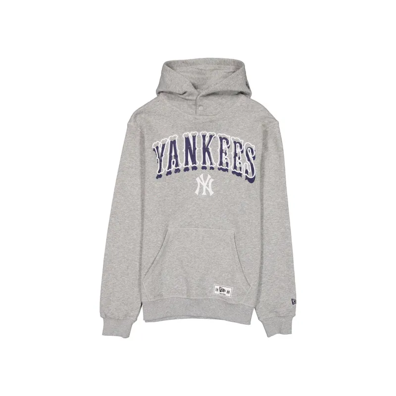 New York Yankees Heather Gray Varsity Hoodie made by New Era