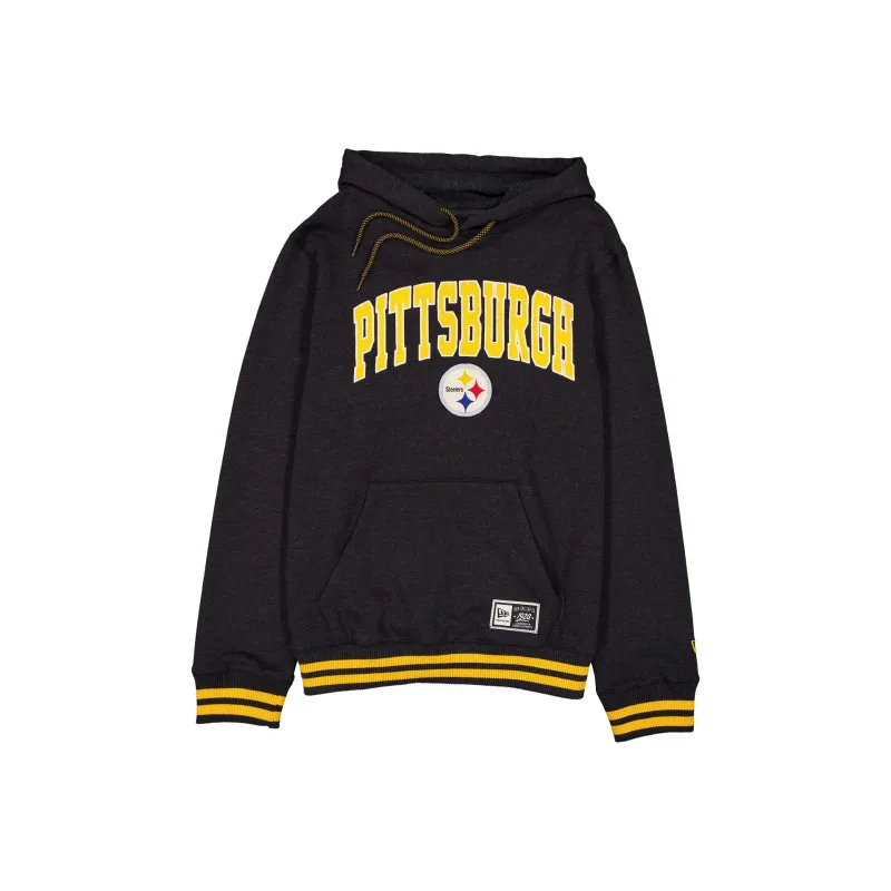 Pittsburgh Steelers Throwback Academic Hoodie made by New Era