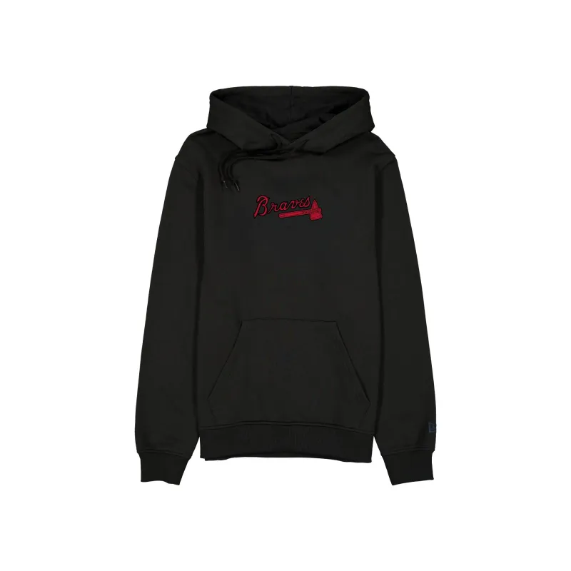 Atlanta Braves Core Black Hoodie made by New Era