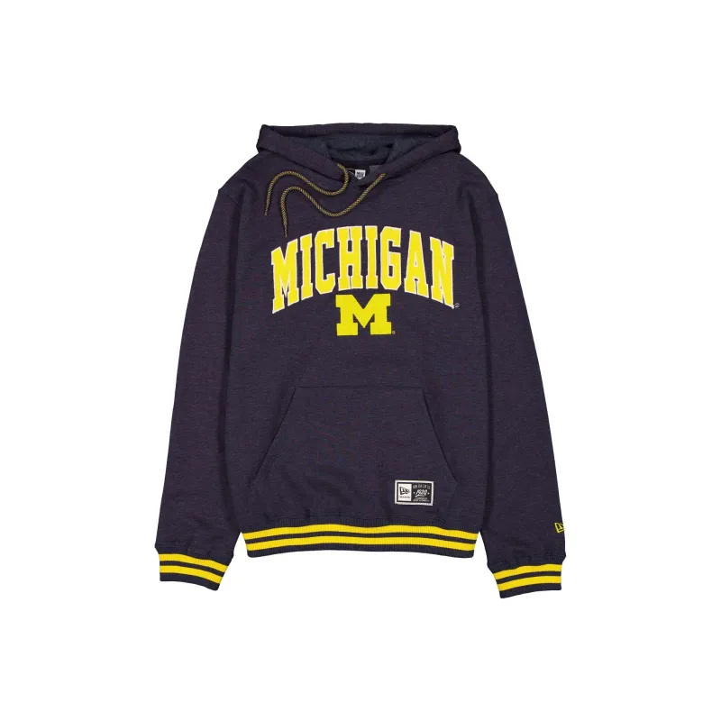 Michigan Wolverines Throwback Academic Hoodie made by New Era