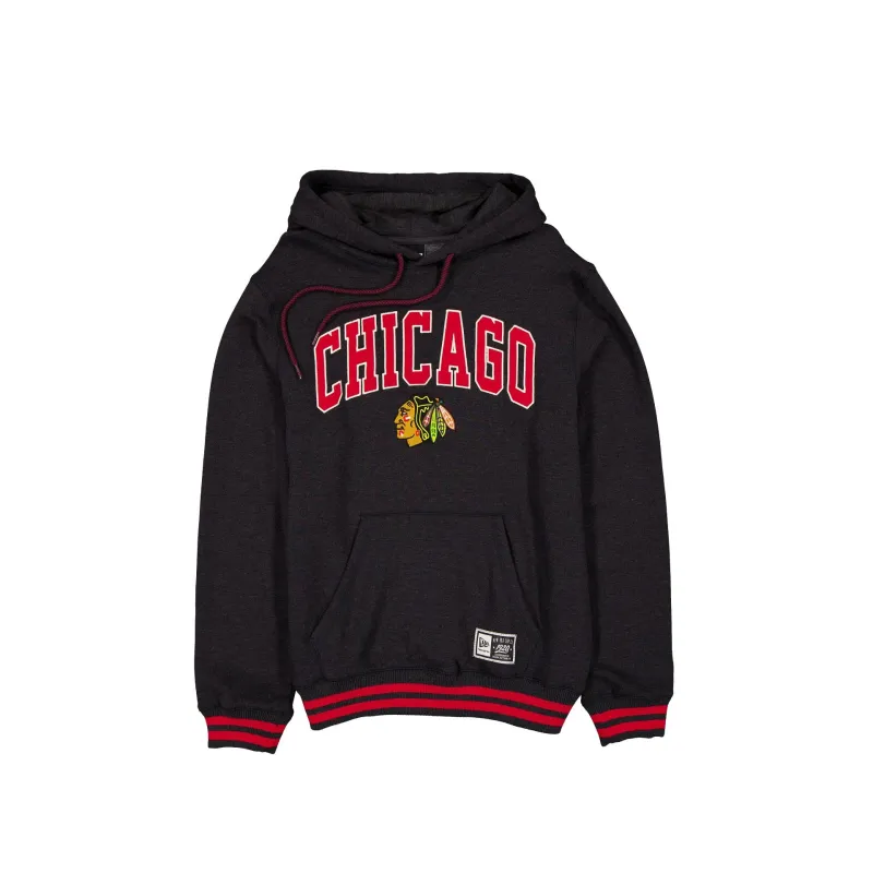 Chicago Blackhawks Throwback Academic Hoodie made by New Era