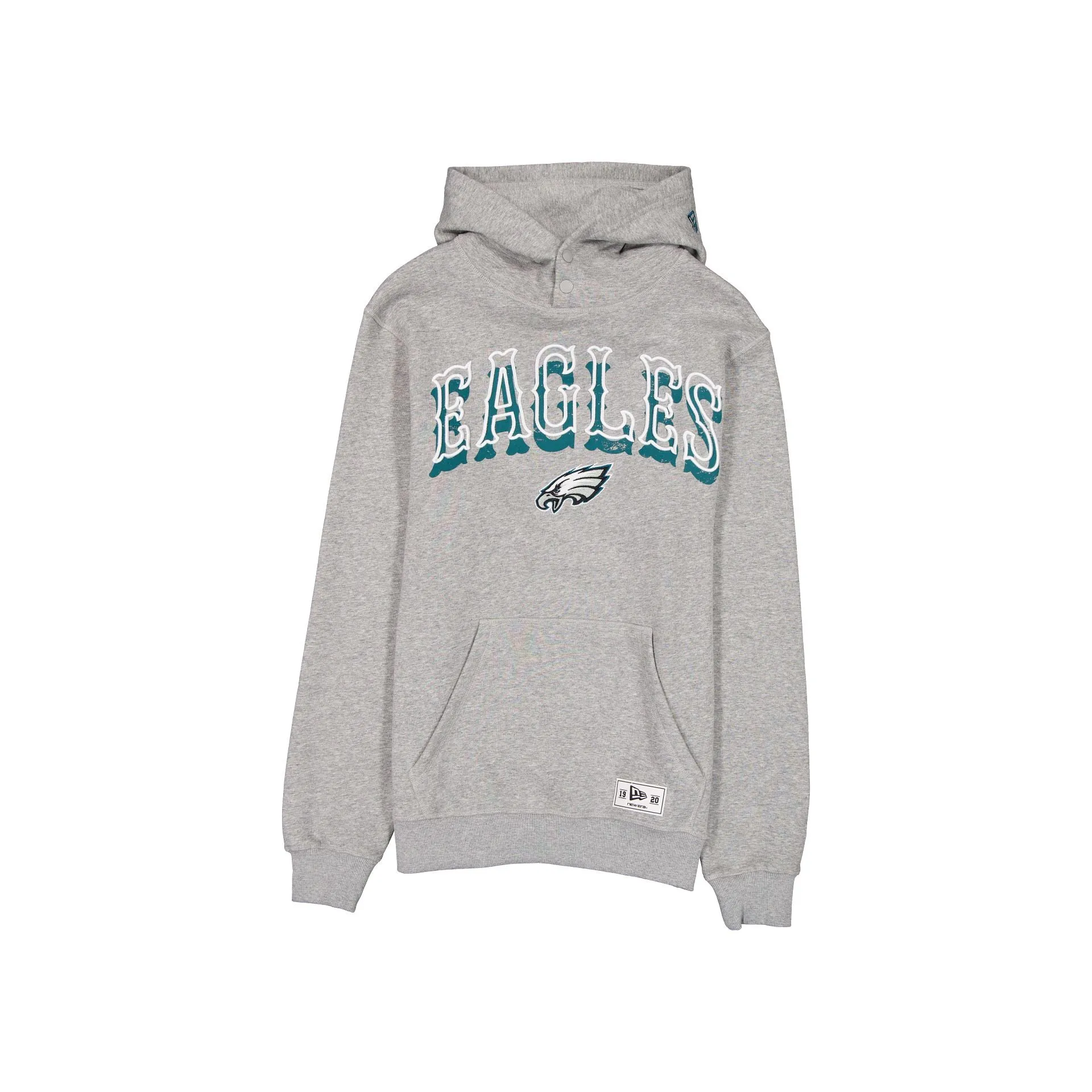 Philadelphia Eagles Heather Gray Varsity Hoodie sold by New Era
