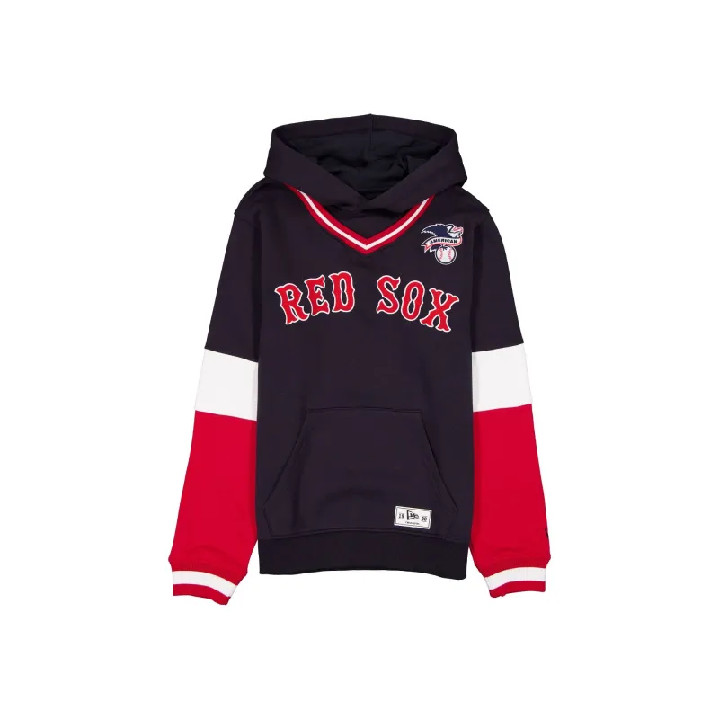 Boston Red Sox V-Neck Hoodie made by New Era