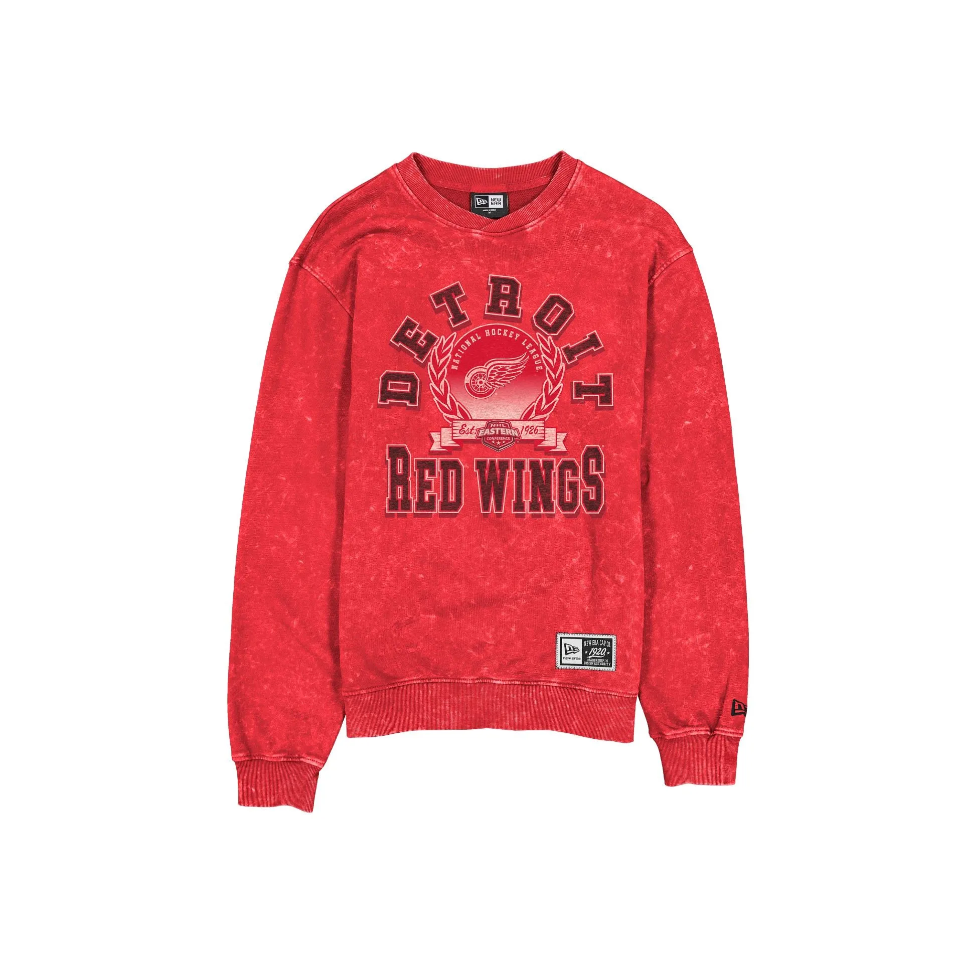 Detroit Red Wings Throwback Laurel Crewneck sold by New Era