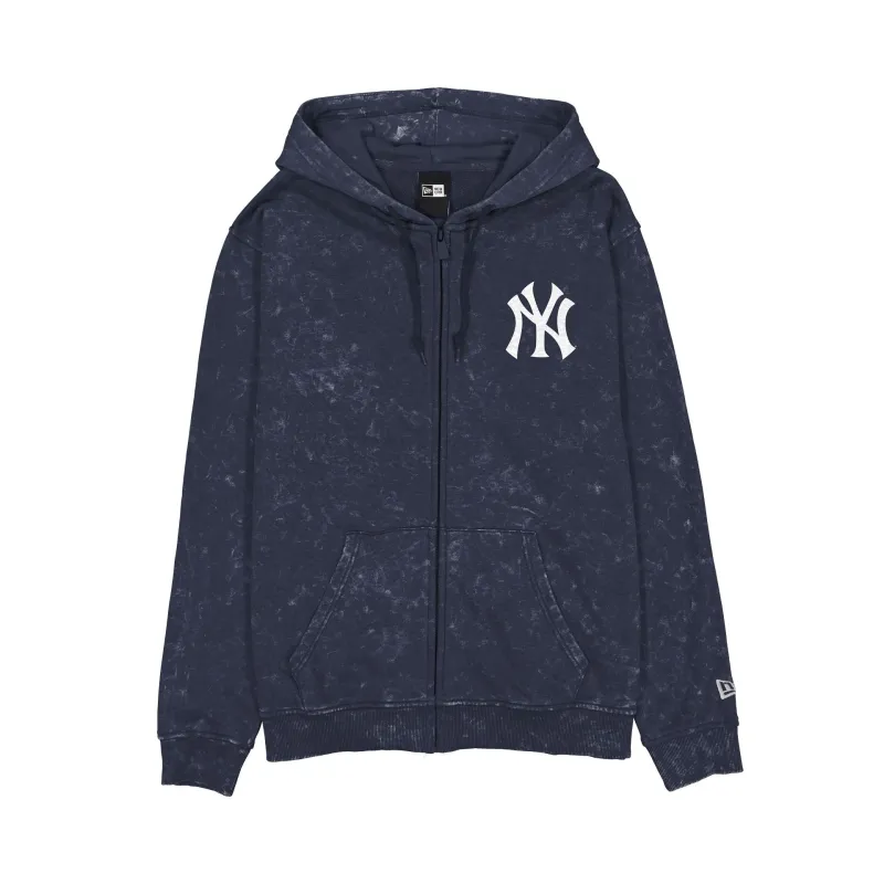 New York Yankees Washed Graphic Full-Zip Hoodie made by New Era