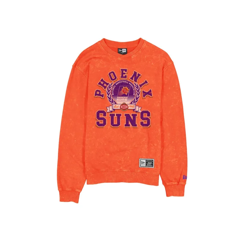 Phoenix Suns Throwback Laurel Crewneck made by New Era