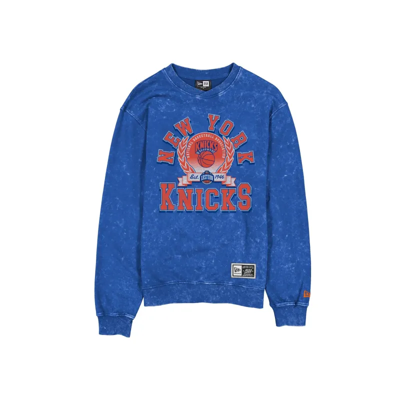 New York Knicks Throwback Laurel Crewneck made by New Era