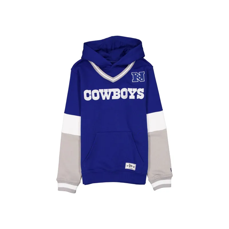 Dallas Cowboys V-Neck Hoodie made by New Era