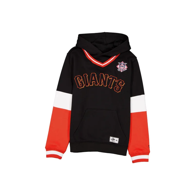 San Francisco Giants V-Neck Hoodie made by New Era