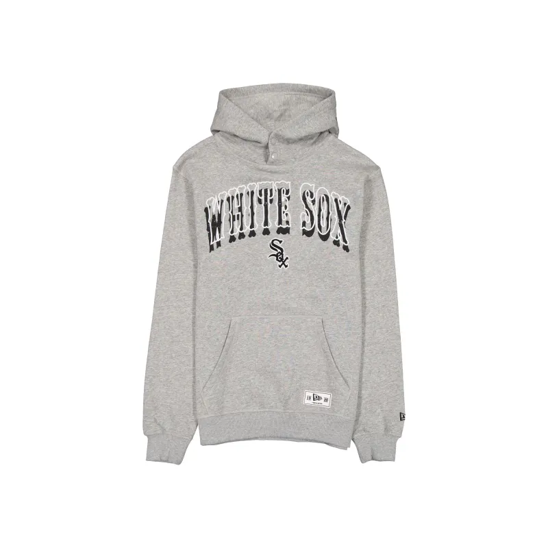 Chicago White Sox Heather Gray Varsity Hoodie made by New Era
