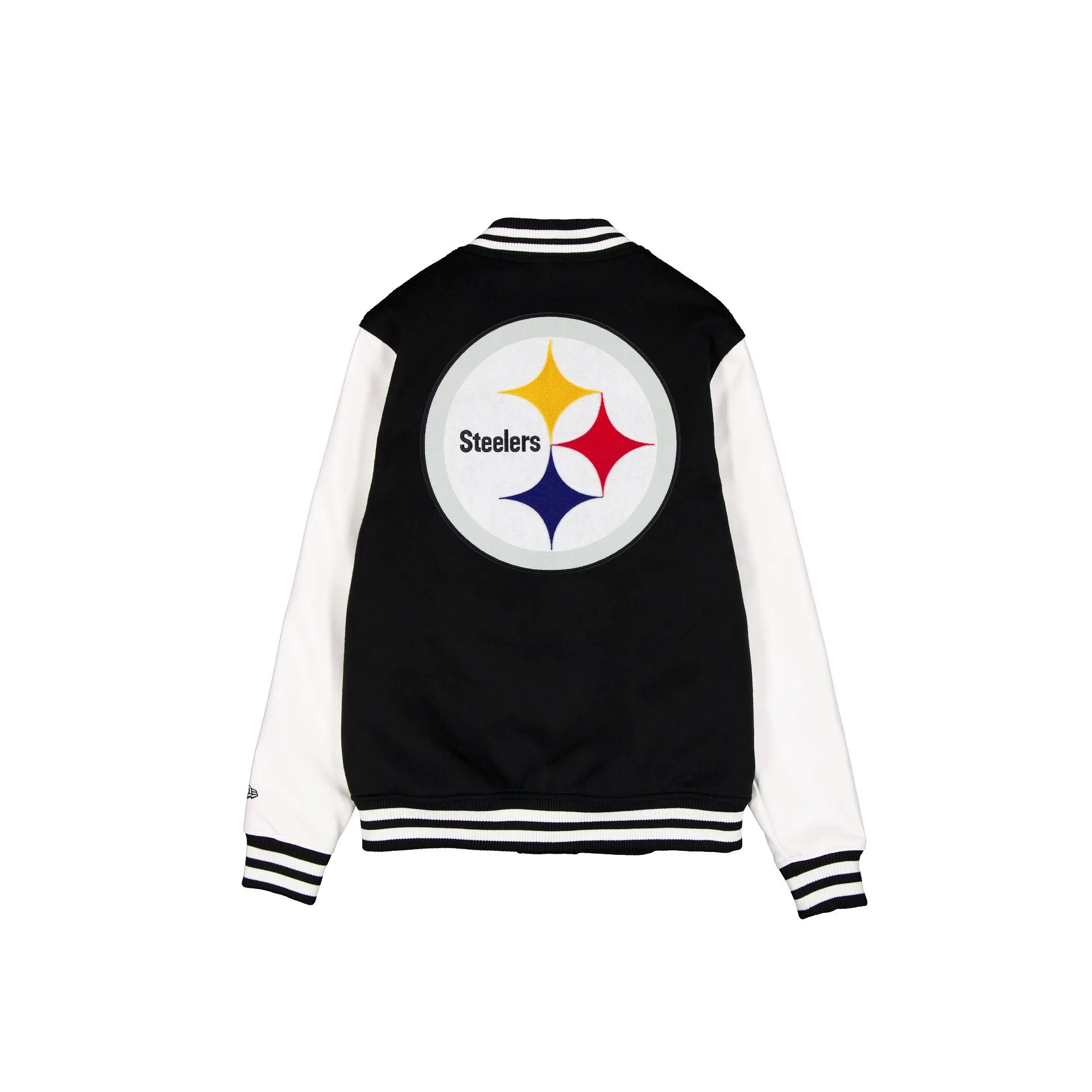 Pittsburgh Steelers Black & White Varsity Jacket sold by New Era product image thumbnail 2
