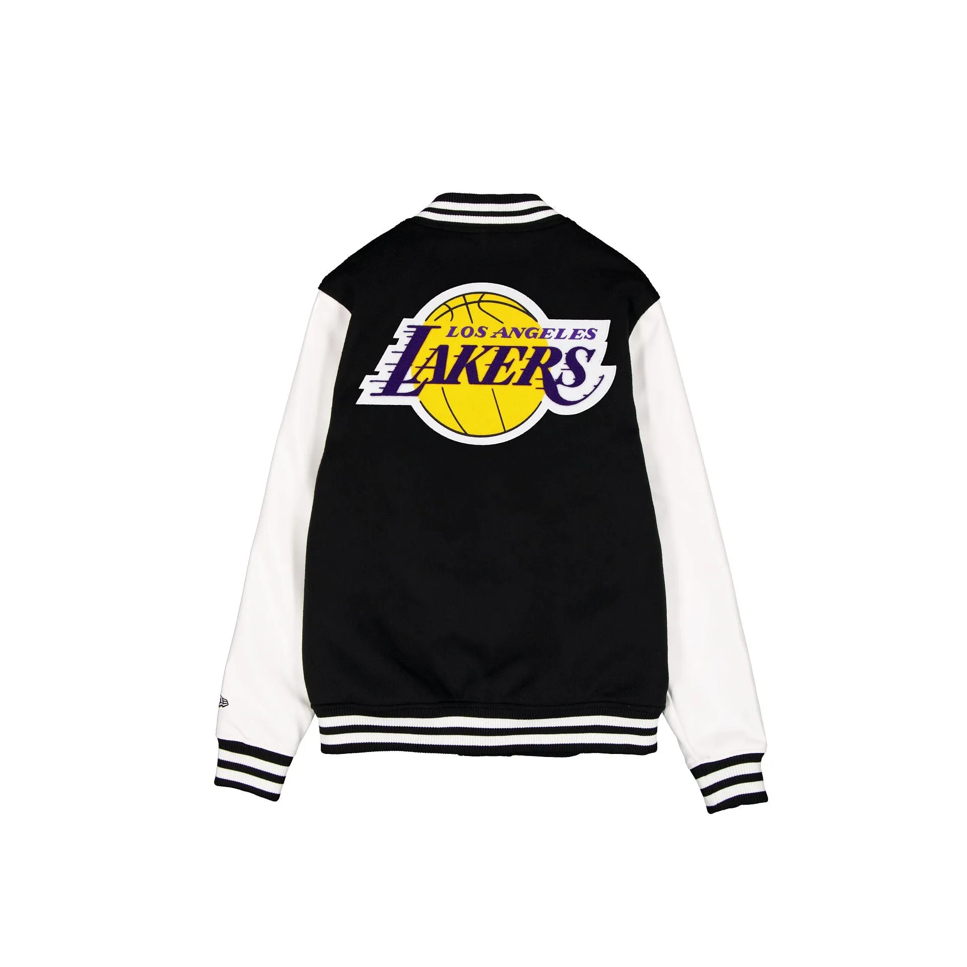 Los Angeles Lakers Black & White Varsity Jacket sold by New Era product image thumbnail 2