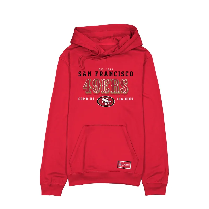 San Francisco 49ers Bold Logo Combine Hoodie made by New Era