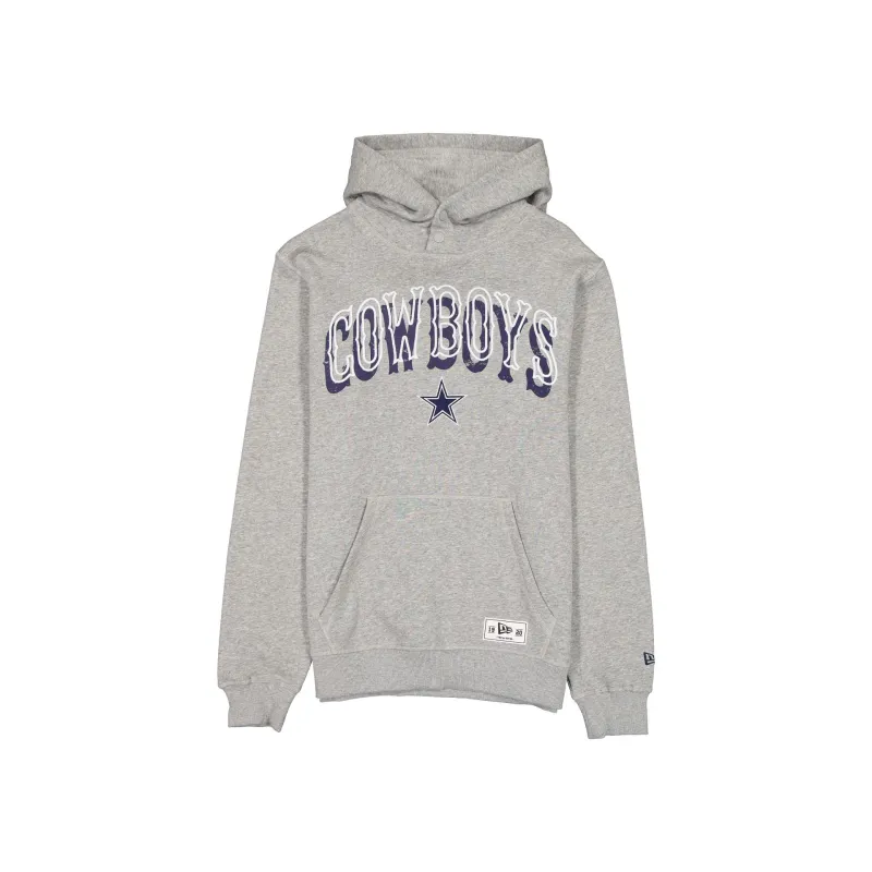Dallas Cowboys Heather Gray Varsity Hoodie made by New Era