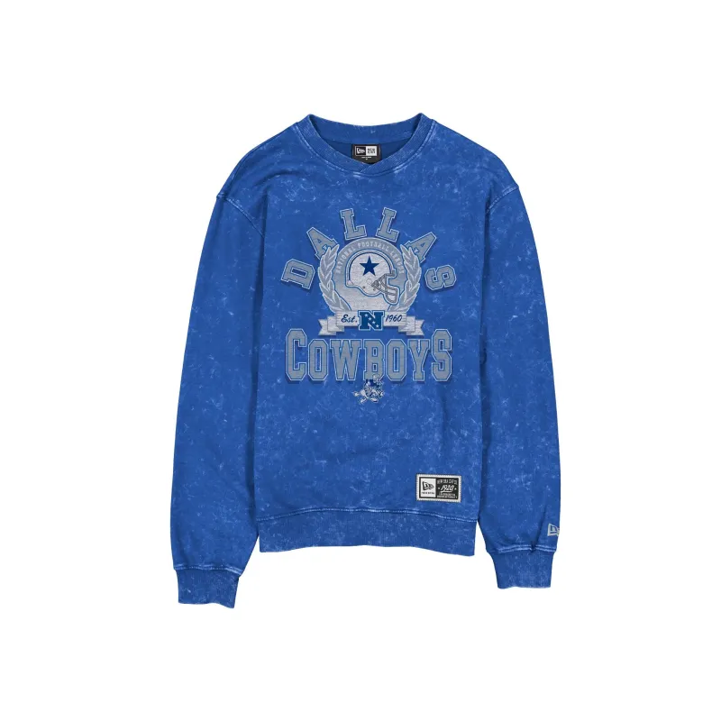 Dallas Cowboys Throwback Laurel Crewneck made by New Era