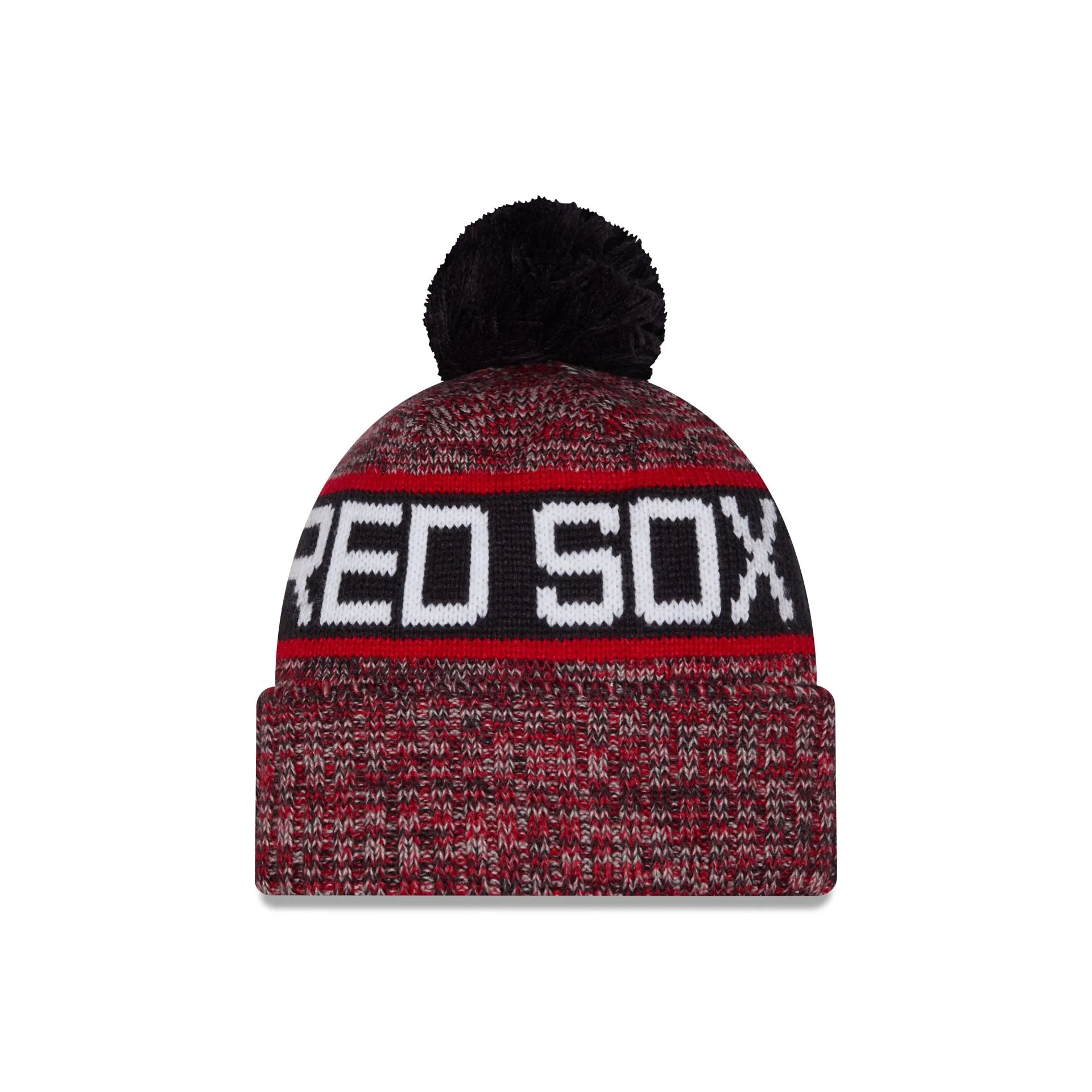 Boston Red Sox Tri Color Pom Knit Hat sold by New Era product image thumbnail 3