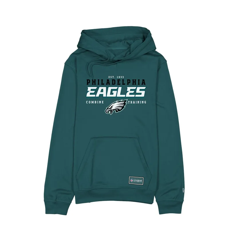 Philadelphia Eagles Bold Logo Combine Hoodie made by New Era