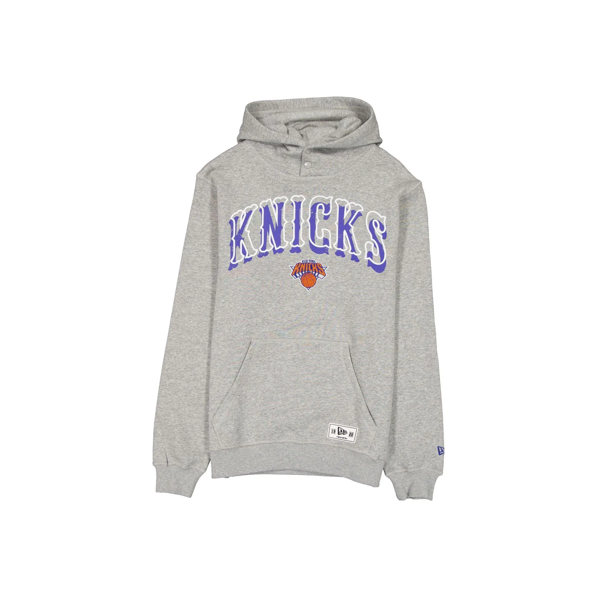 New York Knicks Heather Gray Varsity Hoodie sold by New Era
