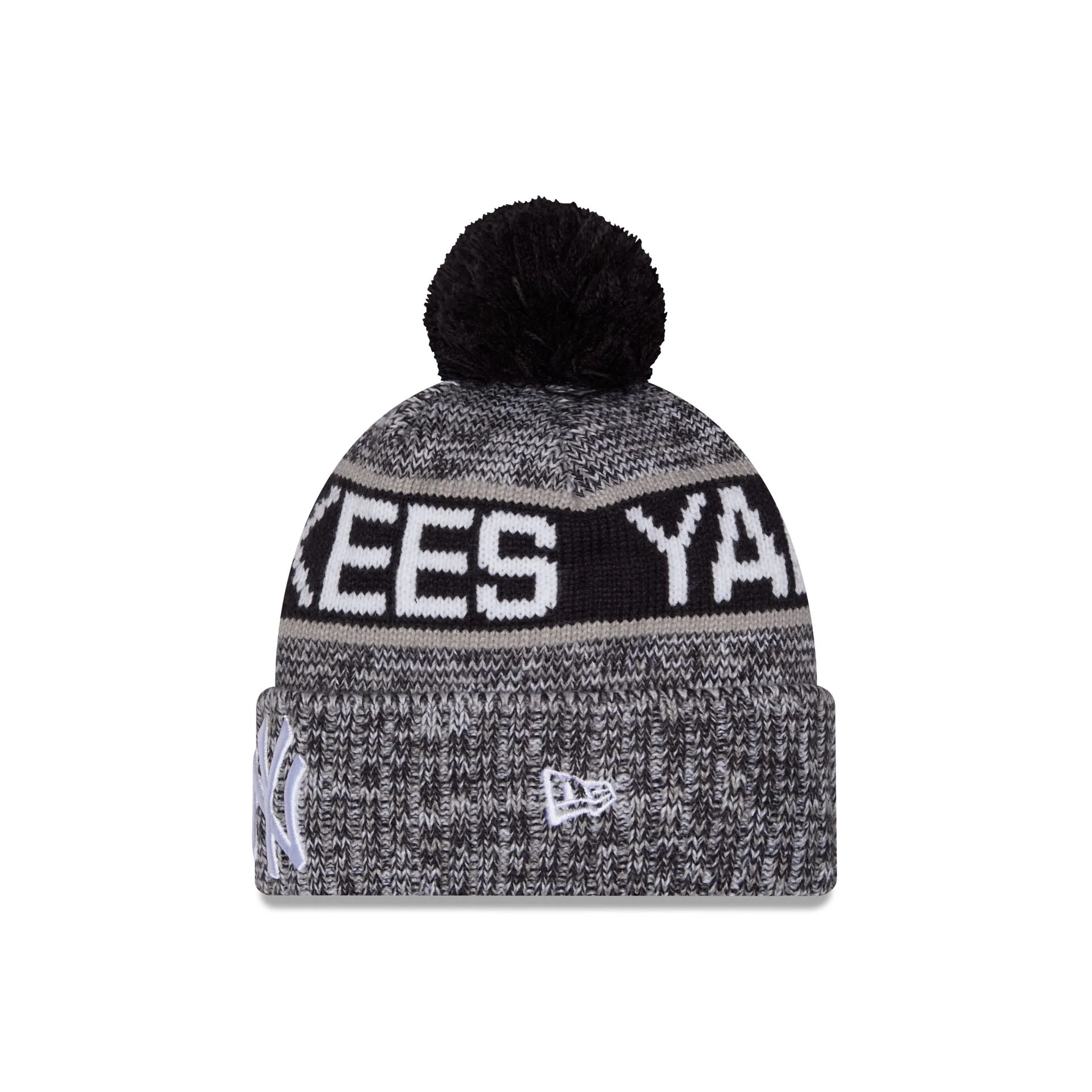 New York Yankees Tri Color Pom Knit Hat sold by New Era product image thumbnail 2
