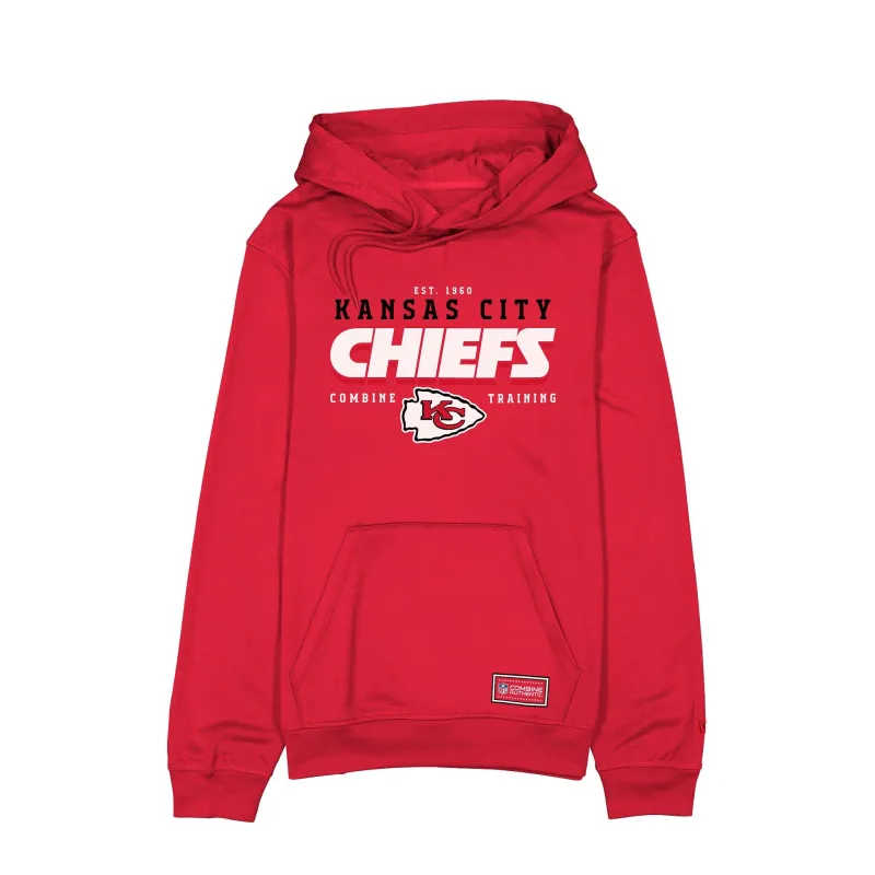 Kansas City Chiefs Bold Logo Combine Hoodie made by New Era