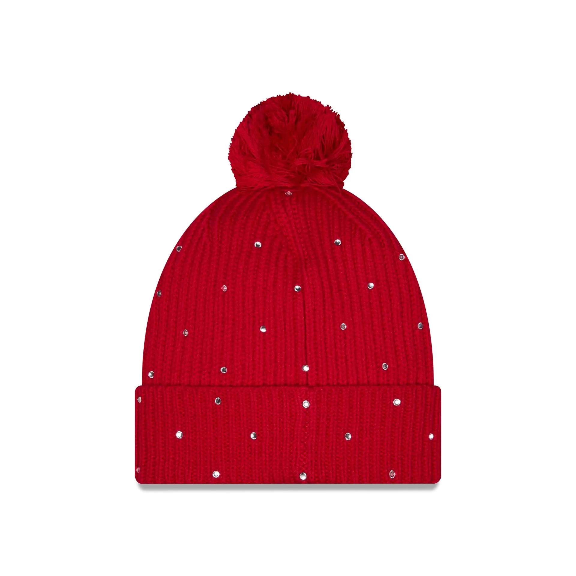 San Francisco 49ers Women's Rhinestone Pom Knit Hat sold by New Era product image thumbnail 3